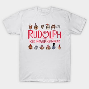 Rudolph and The Red Nosed Reindeer Chibi T-Shirt